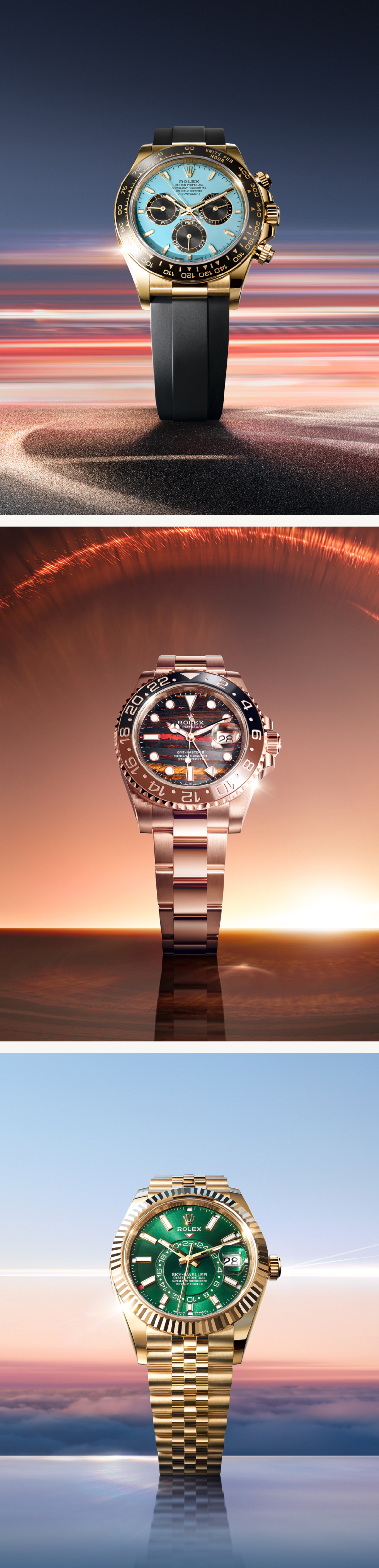Rolex exclusive dials 2025 – Daytona, GMT‑Master II, Sky‑Dweller at Rolex Boutique Sentosa
