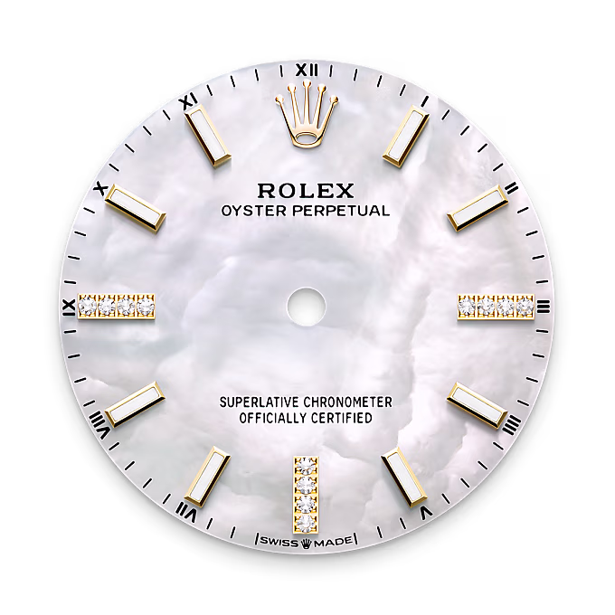 Rolex Oyster Perpetual 18 ct yellow gold M124248RBR-0001 - Rolex Boutique Sentosa