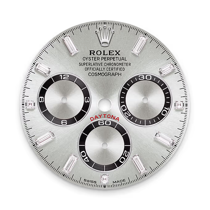 Rolex Cosmograph Daytona 18 ct white gold with lugs set with diamonds M126539TBR-0002 - Rolex Boutique Sentosa