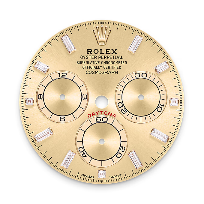 Rolex Cosmograph Daytona 18 ct yellow gold with lugs set with diamonds M126598TBR-0001 - Rolex Boutique Sentosa