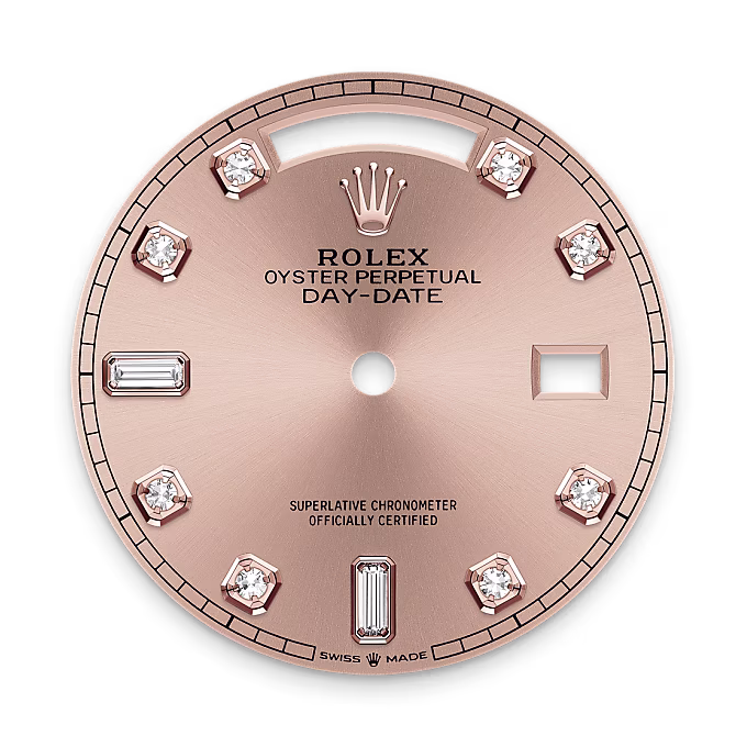 Rolex Day-Date 18 ct Everose gold M128235-0009 - Rolex Boutique Sentosa