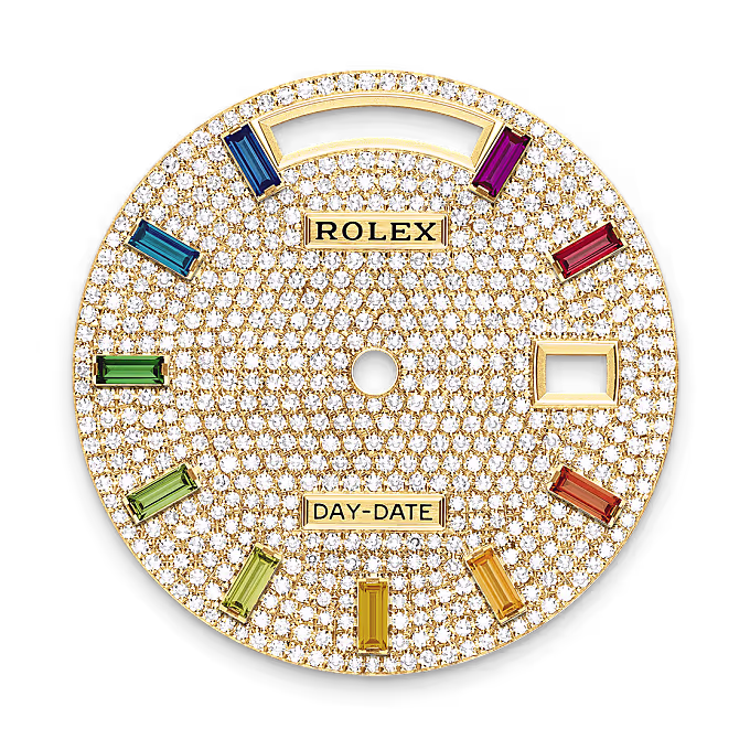 Rolex Day-Date 18 ct yellow gold M128348RBR-0031 - Rolex Boutique Sentosa