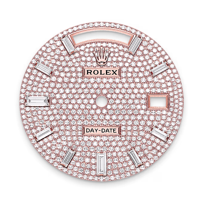 Rolex Day-Date 18 ct Everose gold M228235-0036 - Rolex Boutique Sentosa