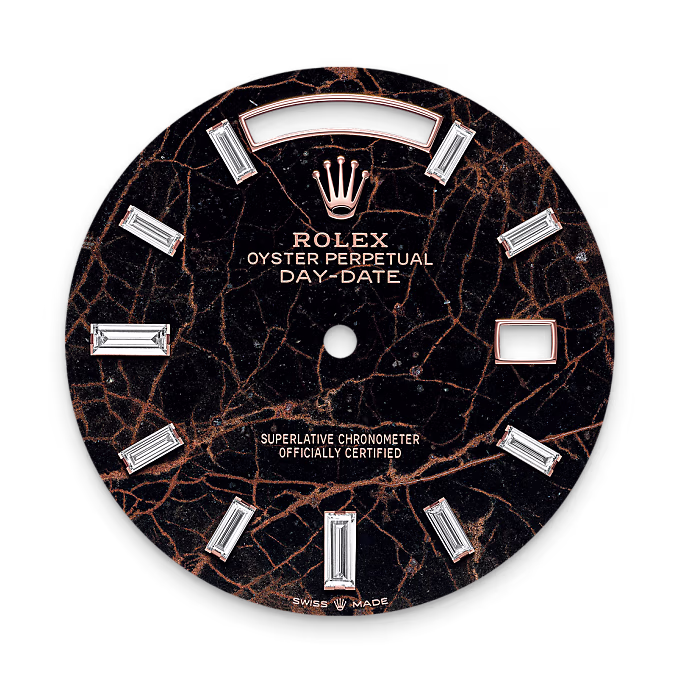 Rolex Day-Date 18 ct Everose gold M228345RBR-0016 - Rolex Boutique Sentosa