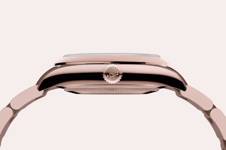 Rolex Oyster Perpetual 18 ct Everose gold M124205-0002 - Rolex Boutique Sentosa
