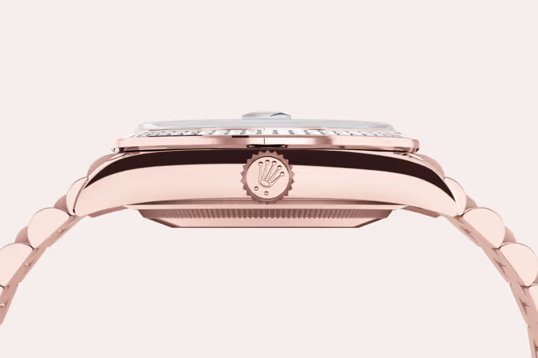 Rolex Day-Date 18 ct Everose gold M128395TBR-0010 - Rolex Boutique Sentosa