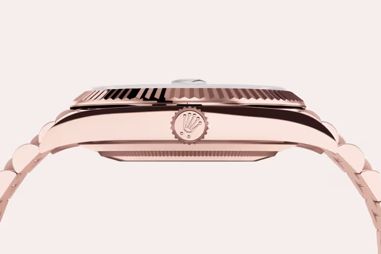 Rolex Day-Date 18 ct Everose gold M228235-0045 - Rolex Boutique Sentosa