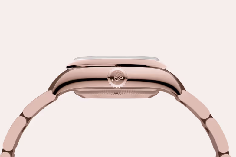Rolex Oyster Perpetual 18 ct Everose gold M276205-0002 - Rolex Boutique Sentosa