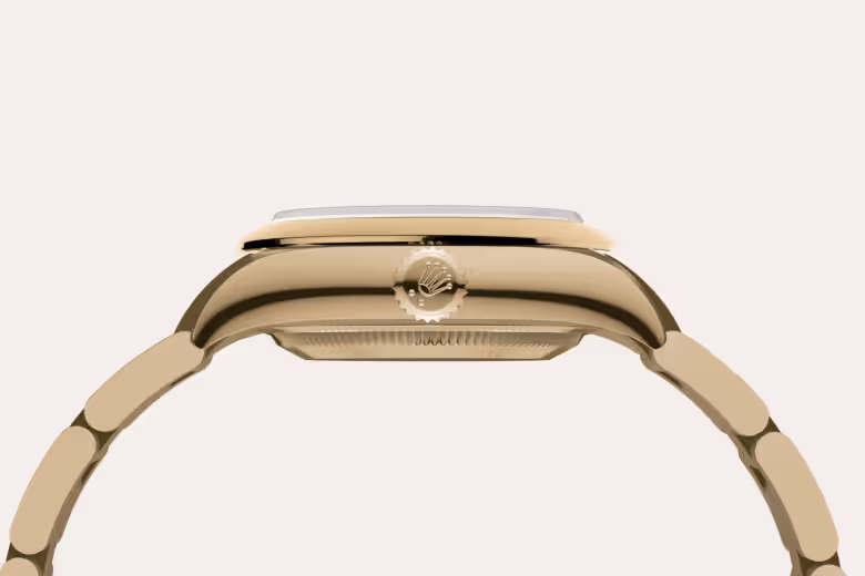 Rolex Oyster Perpetual 18 ct yellow gold M276208-0001 - Rolex Boutique Sentosa