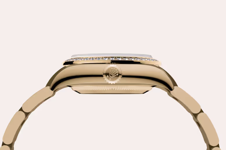 Rolex Oyster Perpetual 18 ct yellow gold M276248RBR-0002 - Rolex Boutique Sentosa