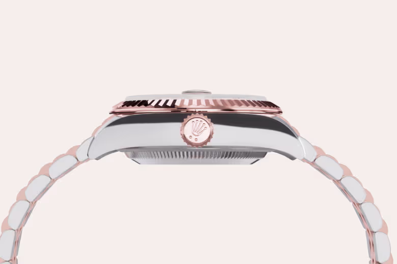 Rolex Lady-Datejust Everose Rolesor - combination of Oystersteel and Everose gold M279171-0015 - Rolex Boutique Sentosa