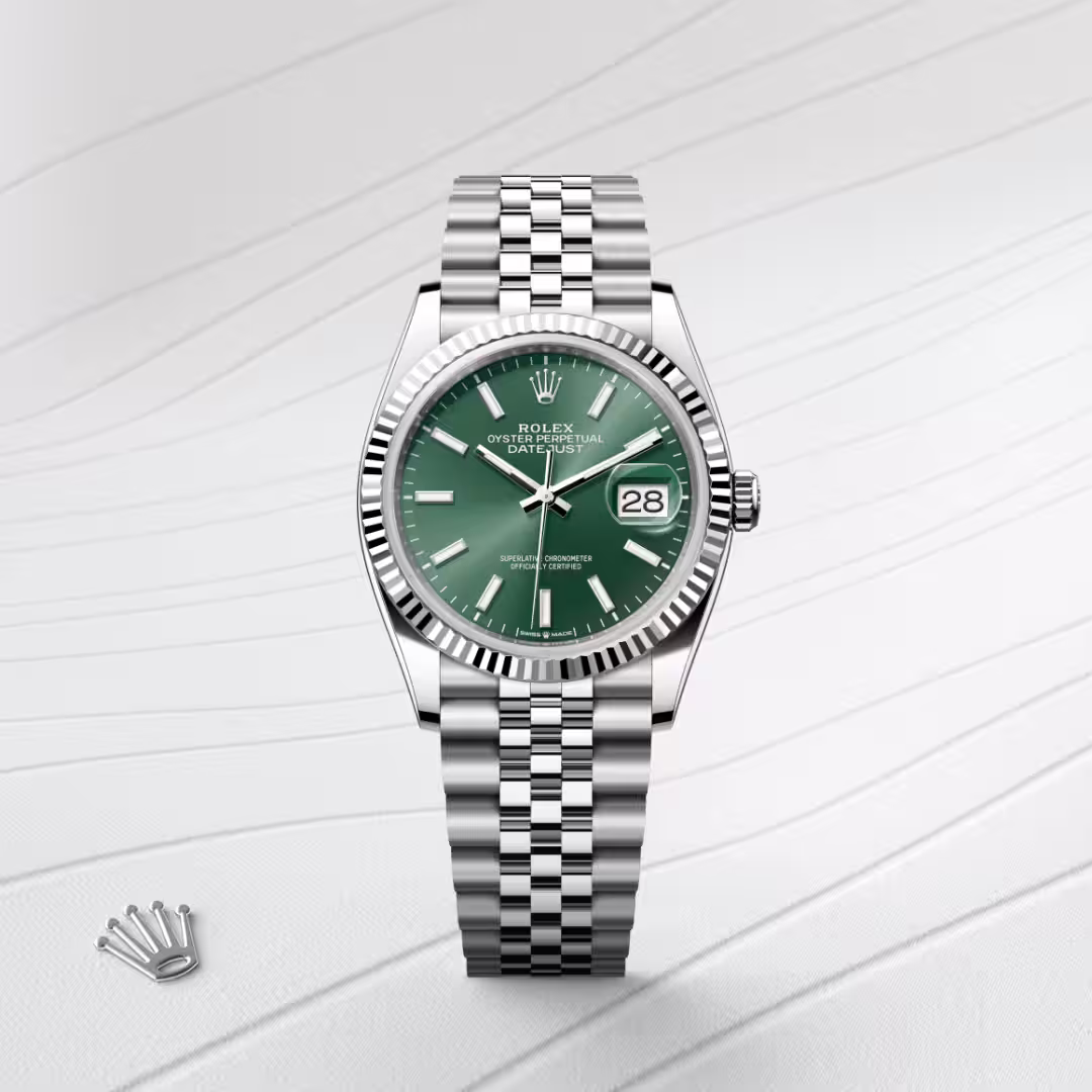 Rolex Datejust White Rolesor - combination of Oystersteel and white gold M126234-0051 - Rolex Boutique Sentosa