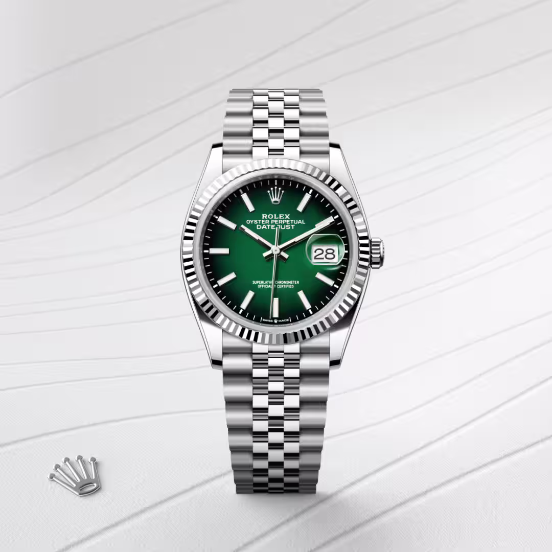 Rolex Datejust White Rolesor - combination of Oystersteel and white gold M126234-0059 - Rolex Boutique Sentosa