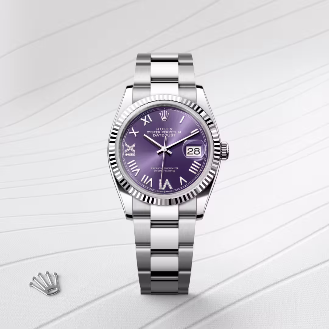 Rolex Datejust White Rolesor - combination of Oystersteel and white gold M126234-0064 - Rolex Boutique Sentosa