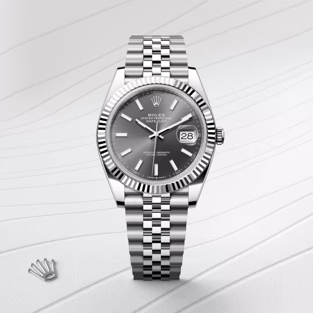 Rolex Datejust White Rolesor - combination of Oystersteel and white gold M126334-0014 - Rolex Boutique Sentosa