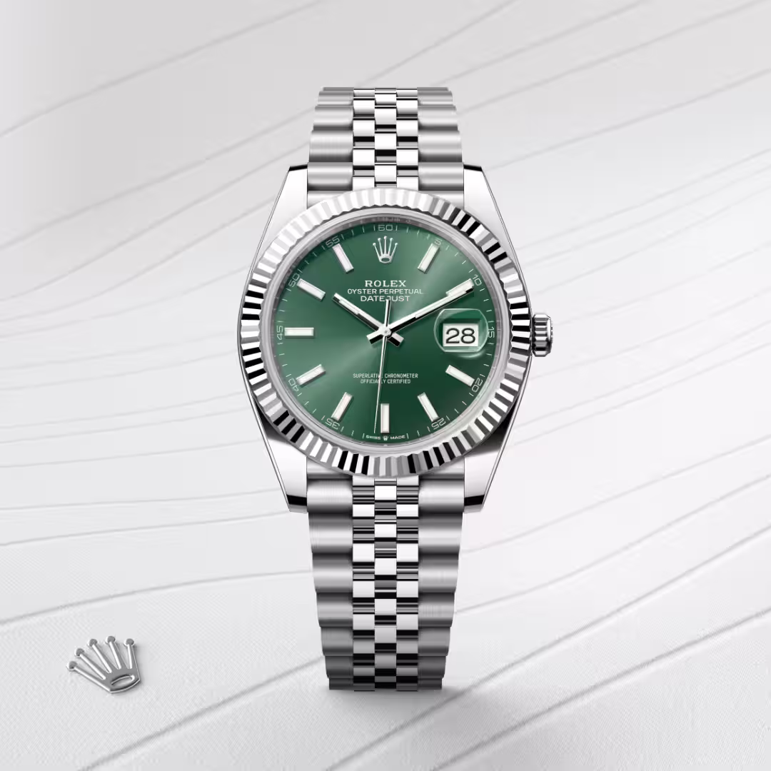 Rolex Datejust White Rolesor - combination of Oystersteel and white gold M126334-0028 - Rolex Boutique Sentosa