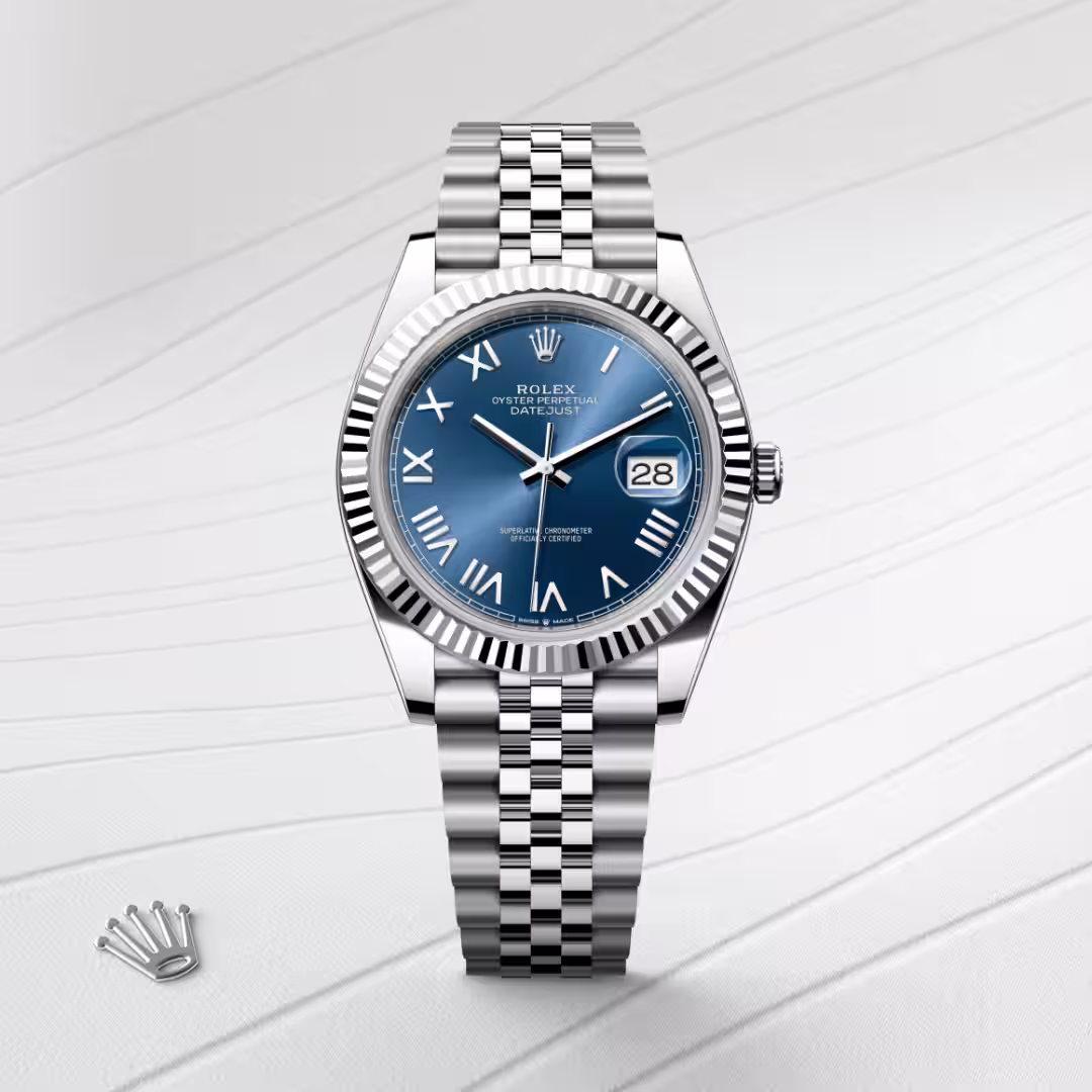 Rolex Datejust White Rolesor - combination of Oystersteel and white gold M126334-0038 - Rolex Boutique Sentosa