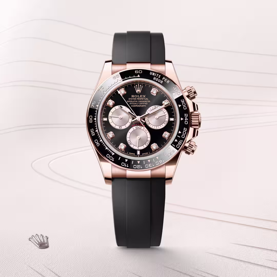 Rolex Cosmograph Daytona 18 ct Everose gold M126515LN-0004 - Rolex Boutique Sentosa