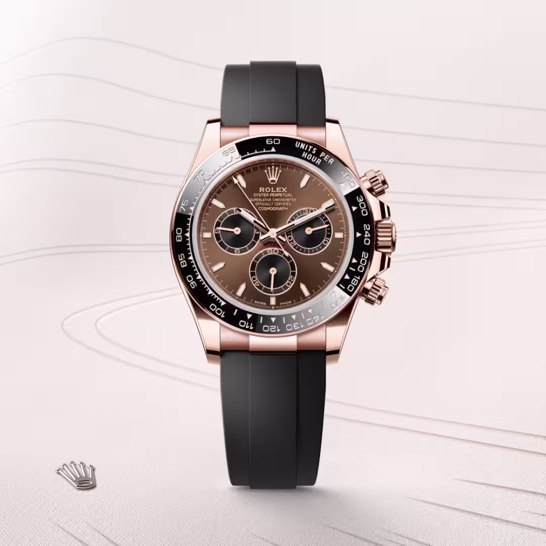Rolex Cosmograph Daytona 18 ct Everose gold M126515LN-0010 - Rolex Boutique Sentosa