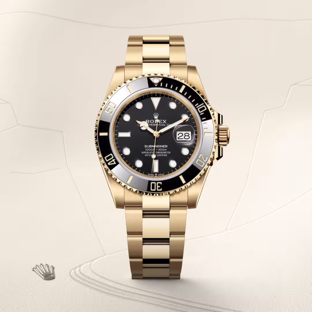 Rolex Submariner 18 ct yellow gold M126618LN-0002 - Rolex Boutique Sentosa