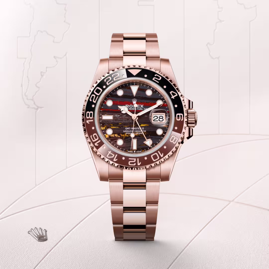 Rolex GMT-Master II 18 ct Everose gold M126715CHNR-0002 - Rolex Boutique Sentosa