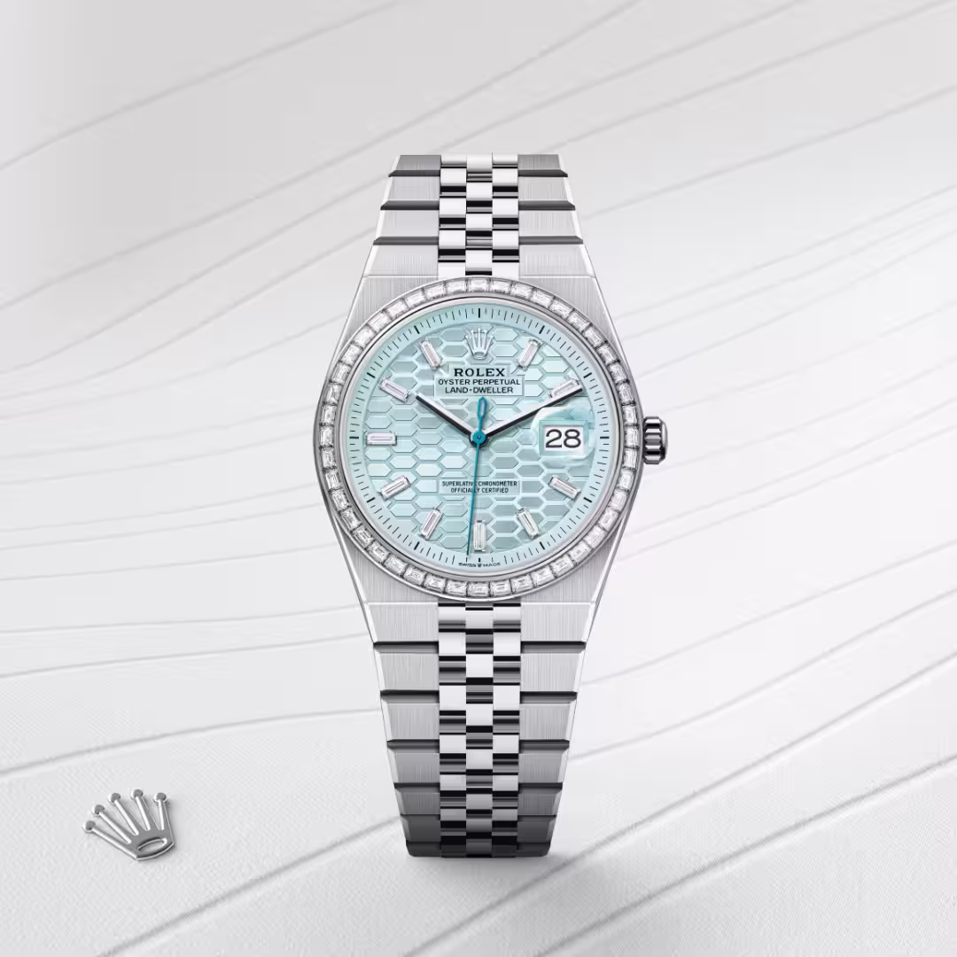 Rolex Land-Dweller Platinum M127286TBR-0001 - Rolex Boutique Sentosa