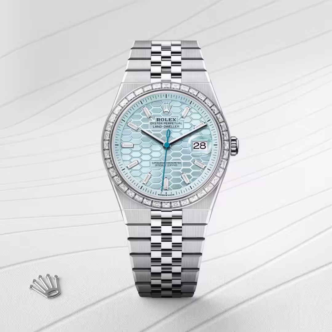 Rolex Land-Dweller Platinum M127386TBR-0001 - Rolex Boutique Sentosa
