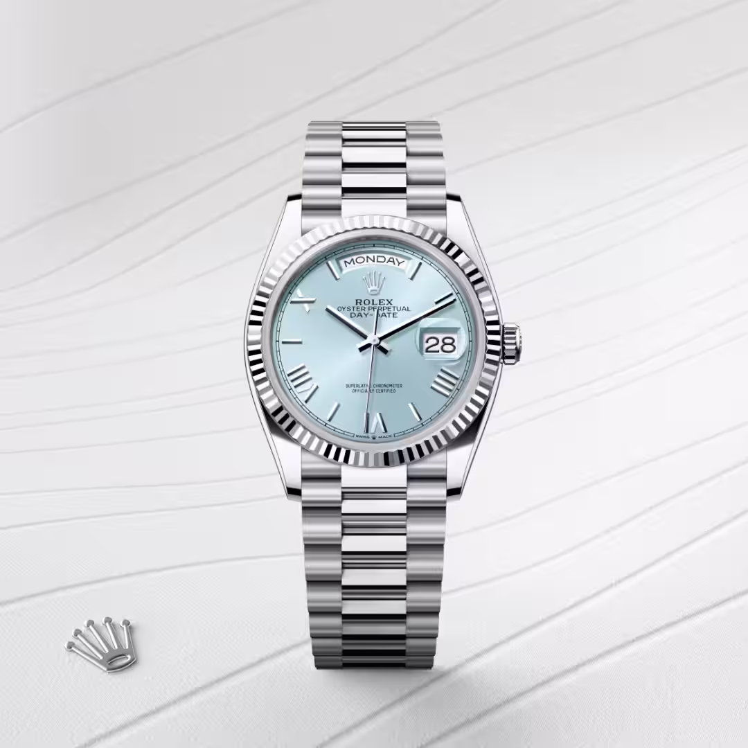 Rolex Day-Date Platinum M128236-0018 - Rolex Boutique Sentosa