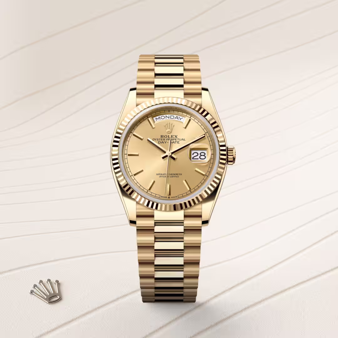 Rolex Day-Date 18 ct yellow gold M128238-0045 - Rolex Boutique Sentosa