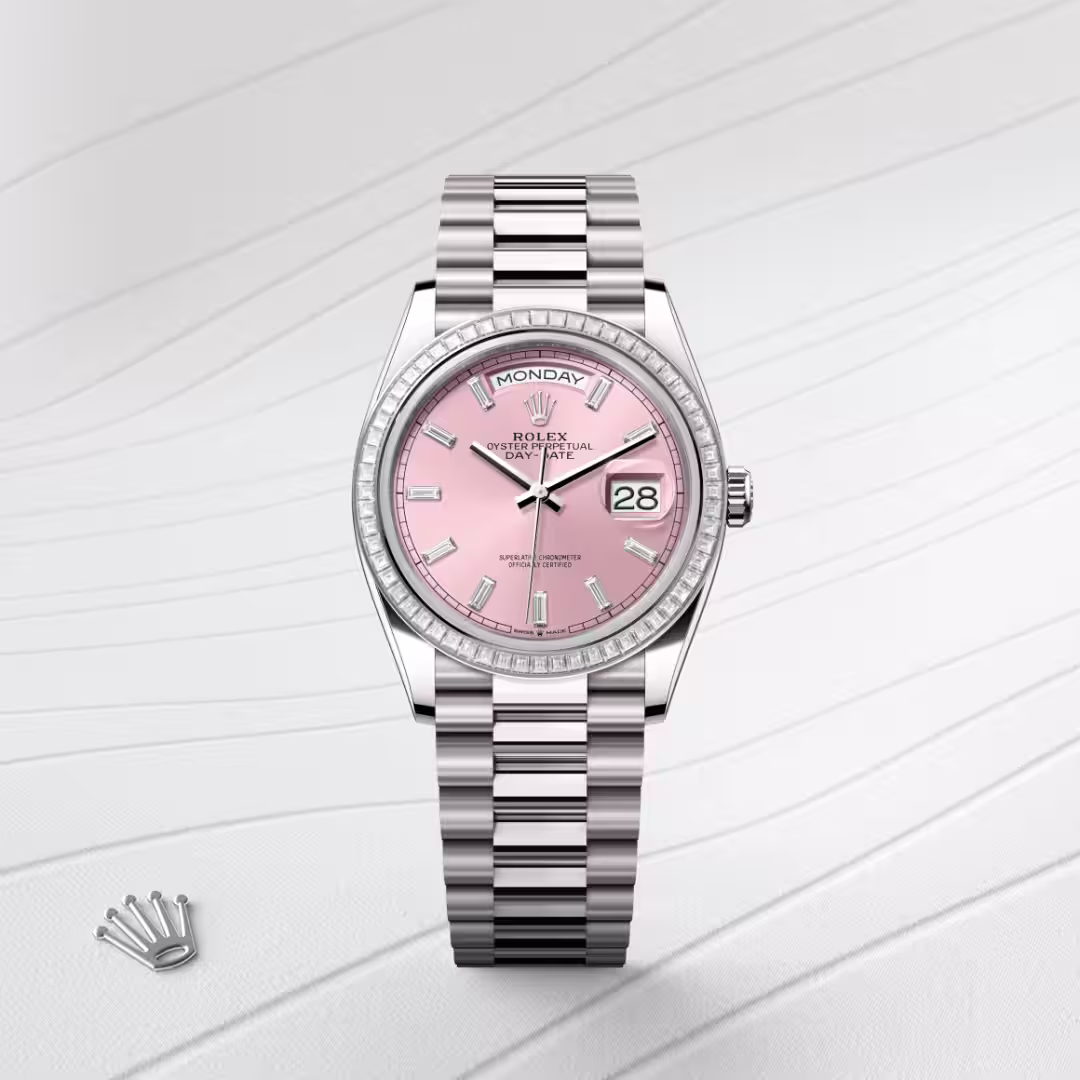 Rolex Day-Date 18 ct white gold M128399TBR-0029 - Rolex Boutique Sentosa