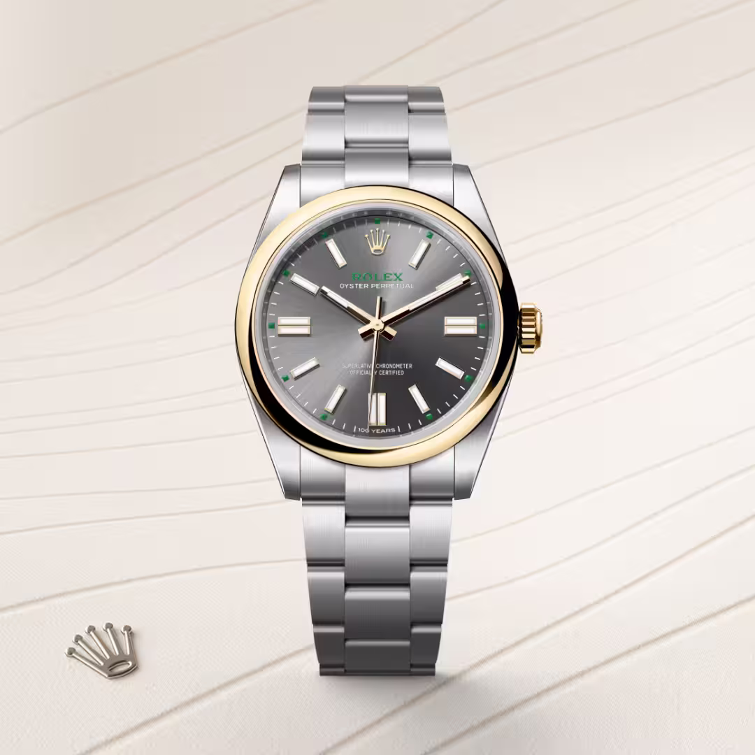 Rolex Oyster Perpetual Yellow Rolesor - combination of Oystersteel and yellow gold M134303-0001 - Rolex Boutique Sentosa