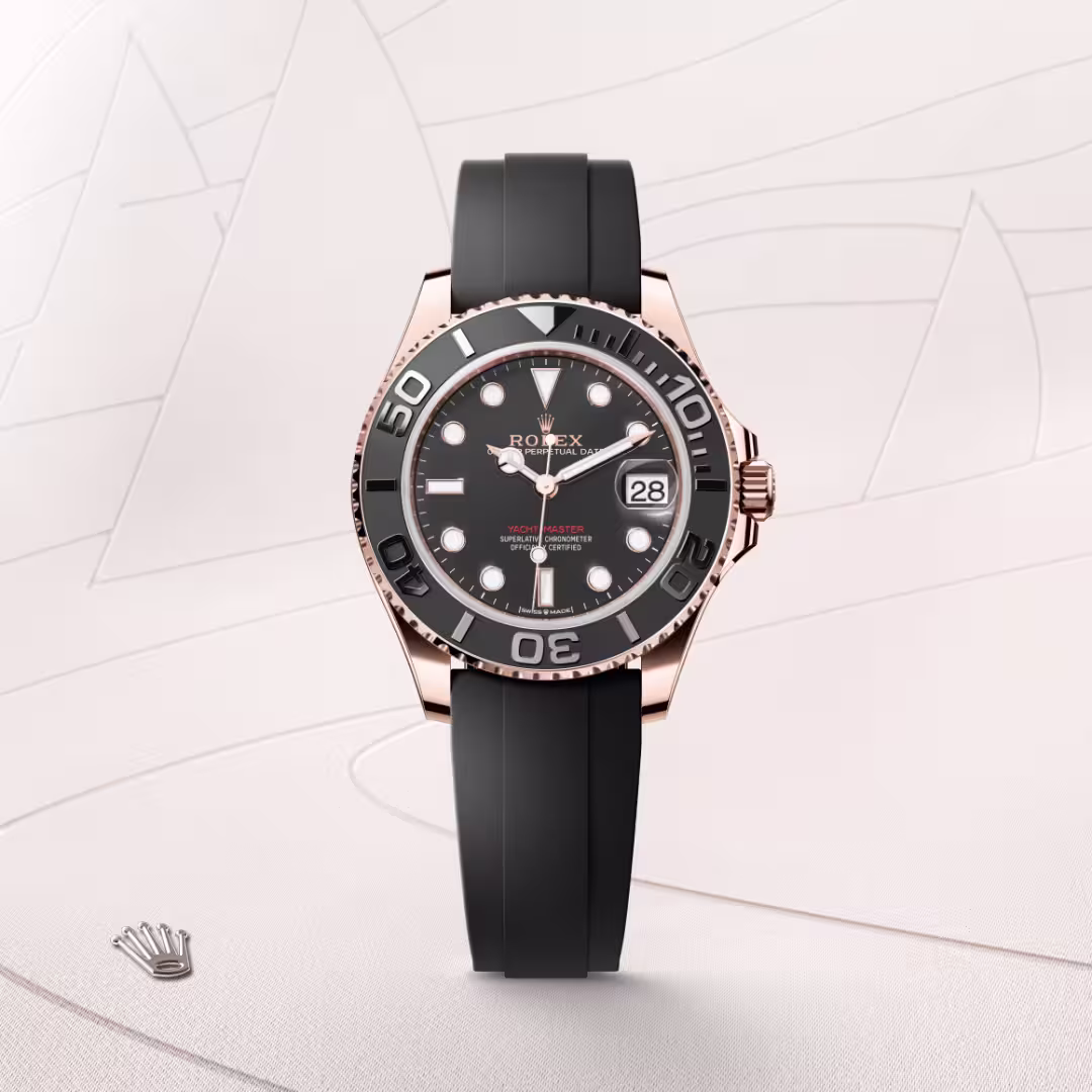 Rolex Yacht-Master 18 ct Everose gold M268655-0017 - Rolex Boutique Sentosa