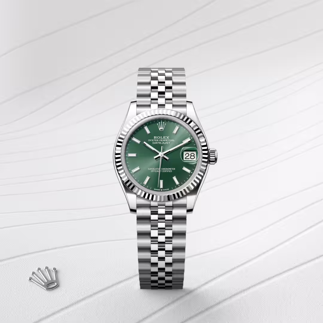 Rolex Datejust White Rolesor - combination of Oystersteel and white gold M278274-0018 - Rolex Boutique Sentosa