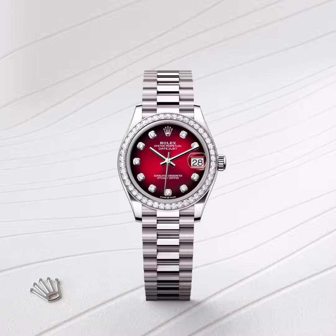 Rolex Datejust 18 ct white gold M278289RBR-0028 - Rolex Boutique Sentosa