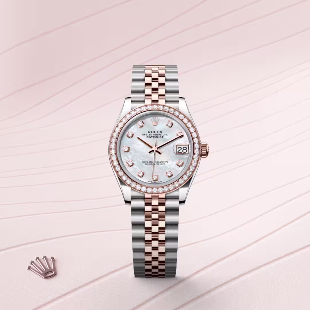 Rolex Datejust Everose Rolesor - combination of Oystersteel and Everose gold M278381RBR-0026 - Rolex Boutique Sentosa
