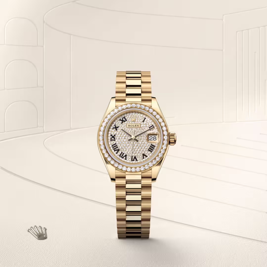 Rolex Lady-Datejust 18 ct yellow gold M279138RBR-0029 - Rolex Boutique Sentosa