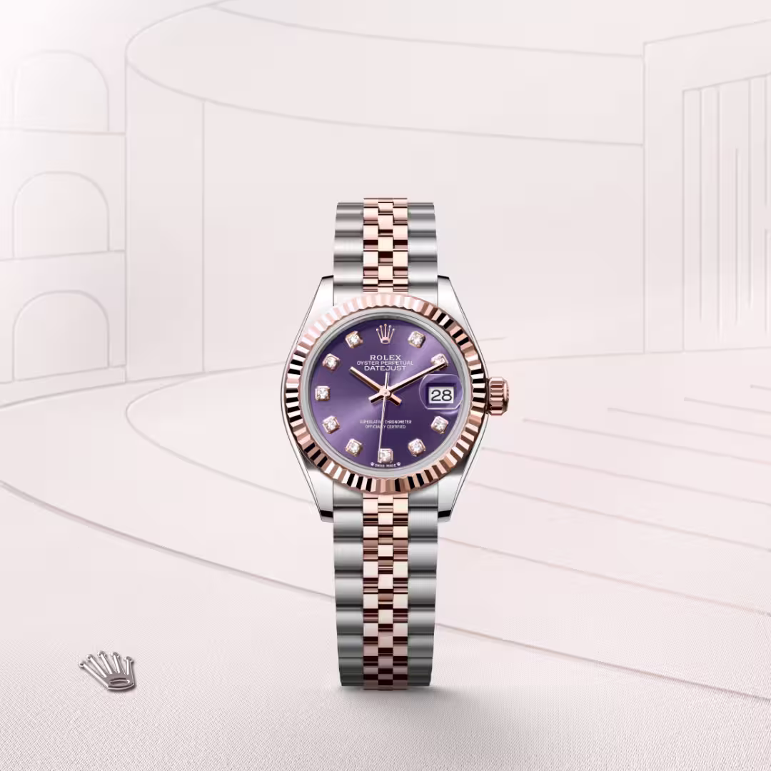 Rolex Lady-Datejust Everose Rolesor - combination of Oystersteel and Everose gold M279171-0015 - Rolex Boutique Sentosa