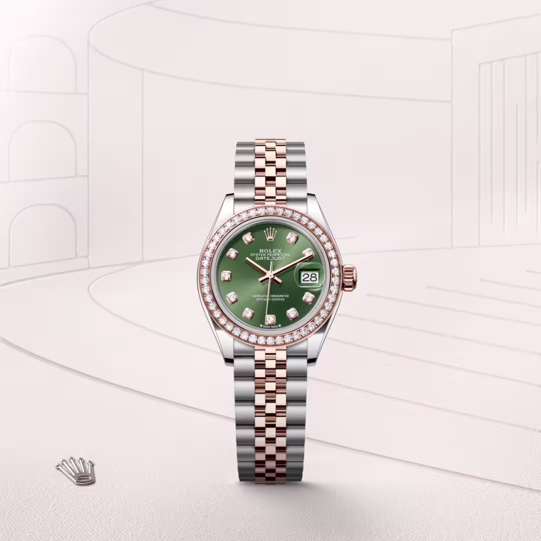 Rolex Lady-Datejust Everose Rolesor - combination of Oystersteel and Everose gold M279381RBR-0007 - Rolex Boutique Sentosa