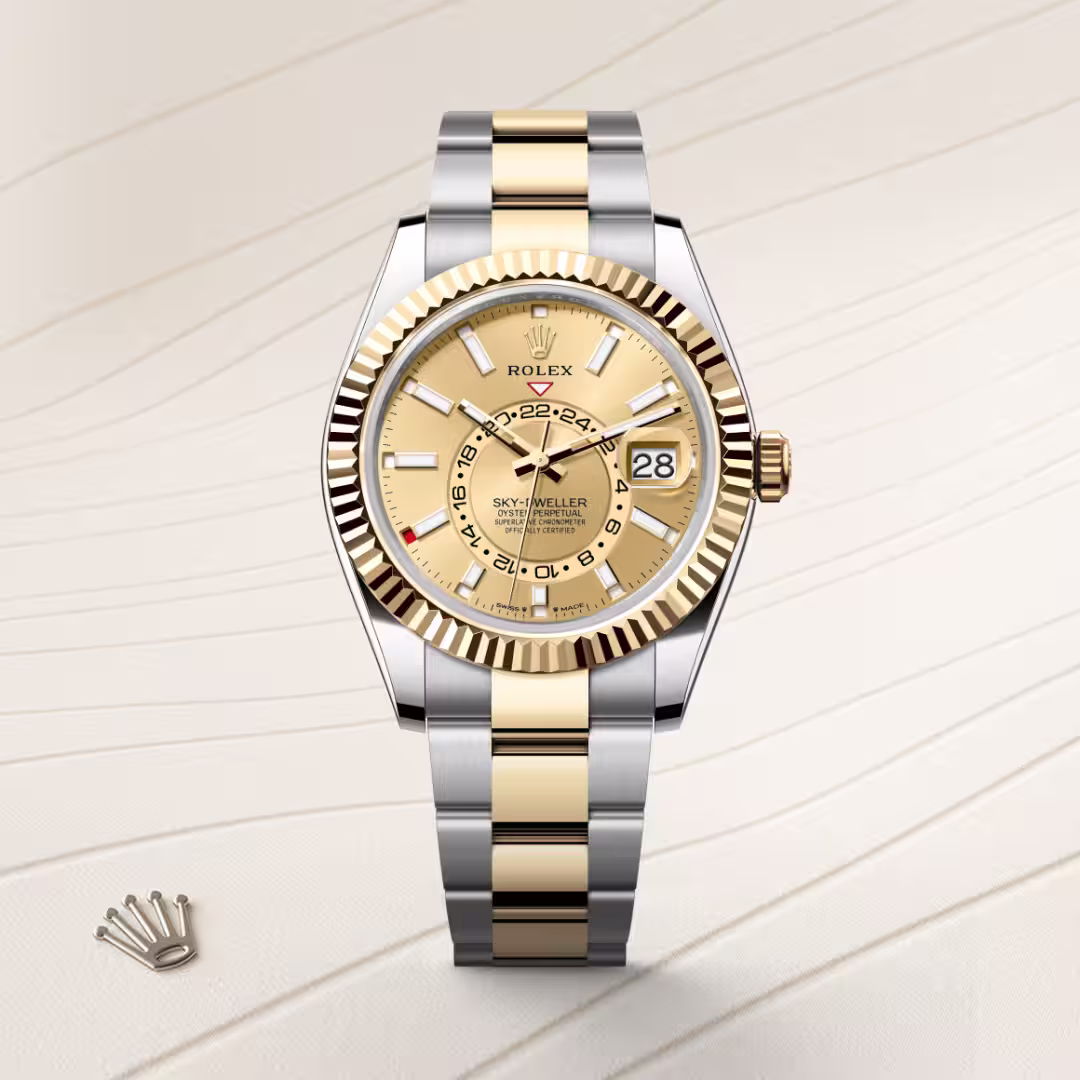 Rolex Sky-Dweller Yellow Rolesor - combination of Oystersteel and yellow gold M336933-0001 - Rolex Boutique Sentosa