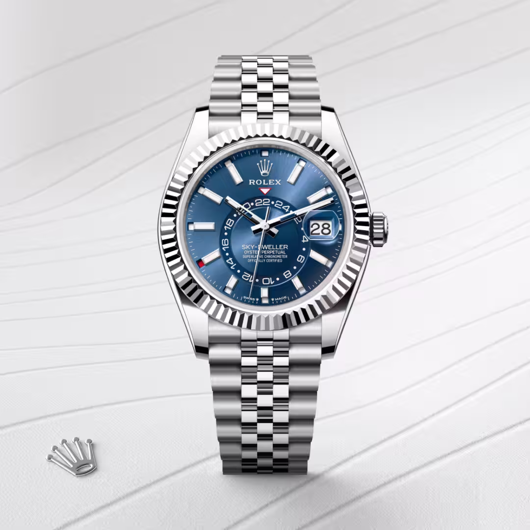Rolex Sky-Dweller White Rolesor - combination of Oystersteel and white gold M336934-0006 - Rolex Boutique Sentosa