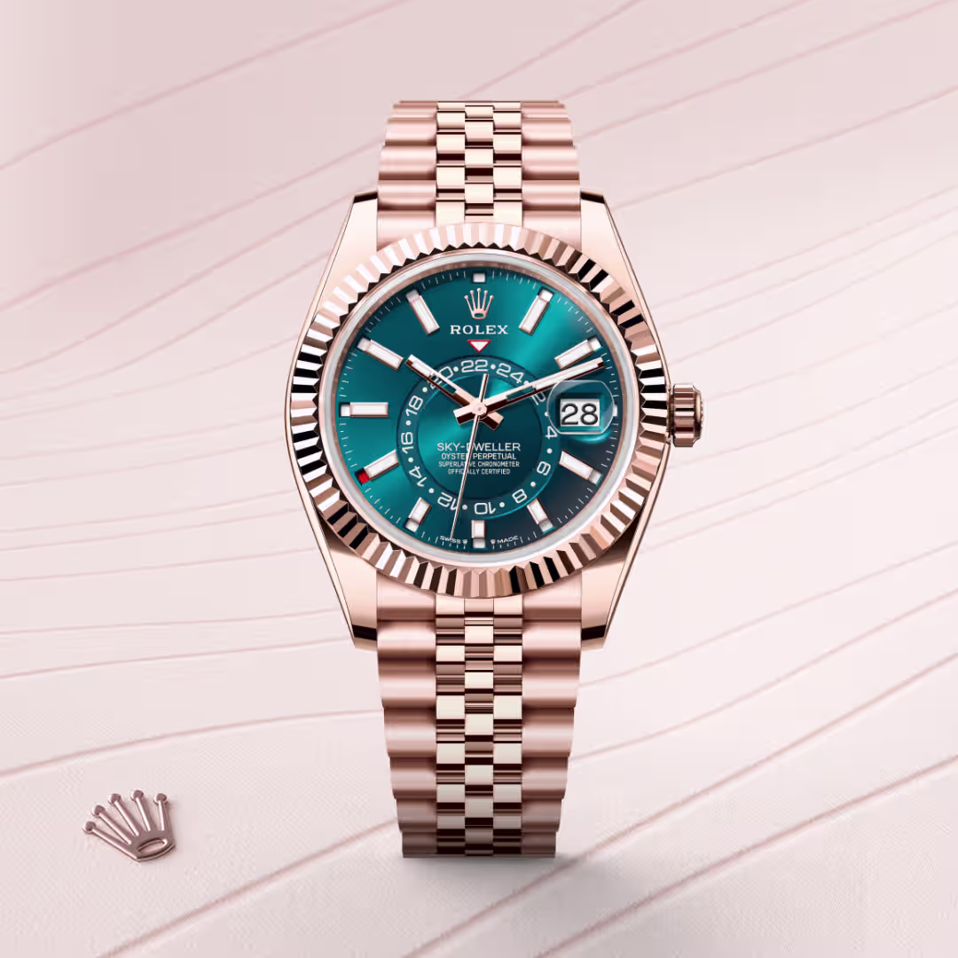 Rolex Sky-Dweller 18 ct Everose gold M336935-0005 - Rolex Boutique Sentosa