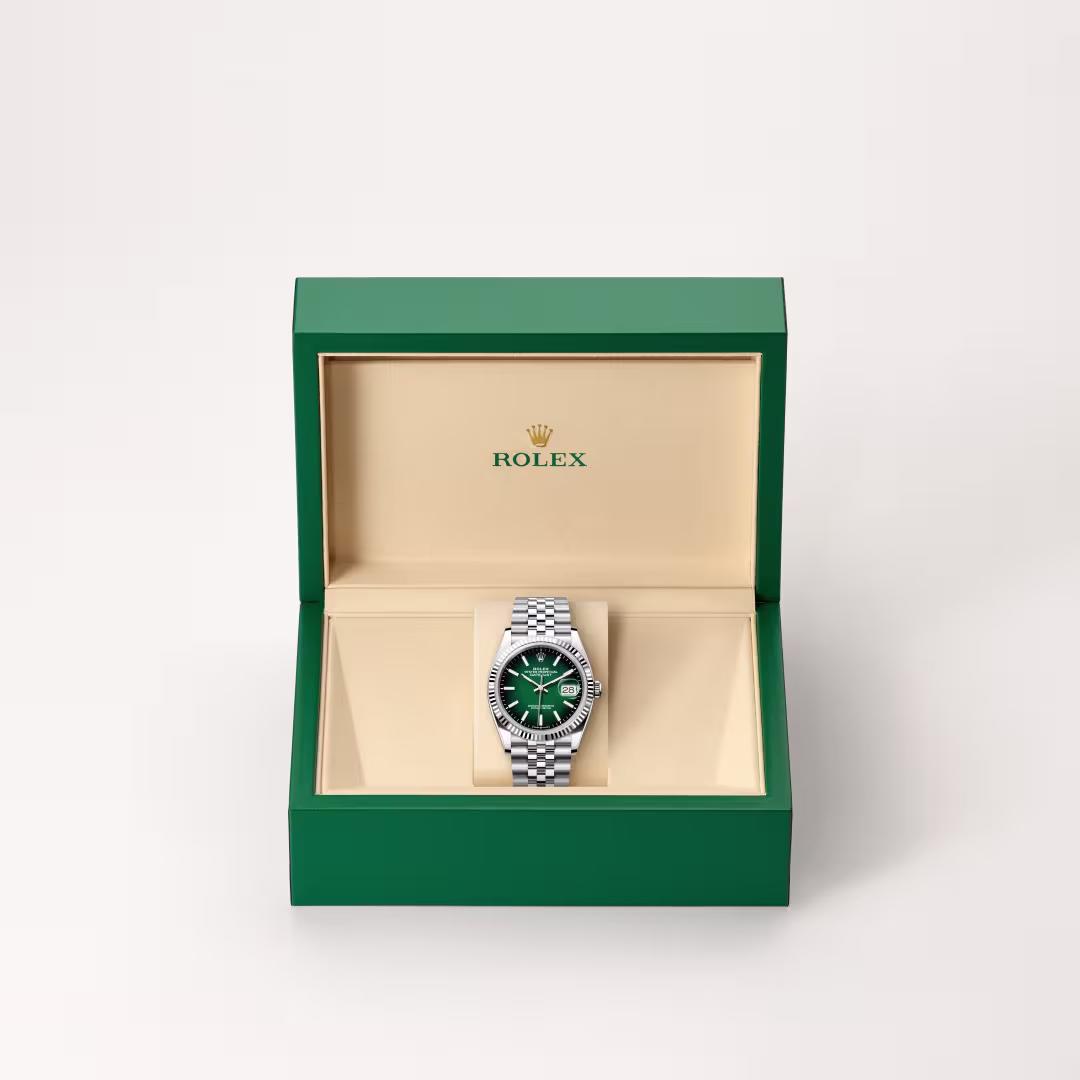 Rolex Datejust White Rolesor - combination of Oystersteel and white gold M126234-0059 - Rolex Boutique Sentosa