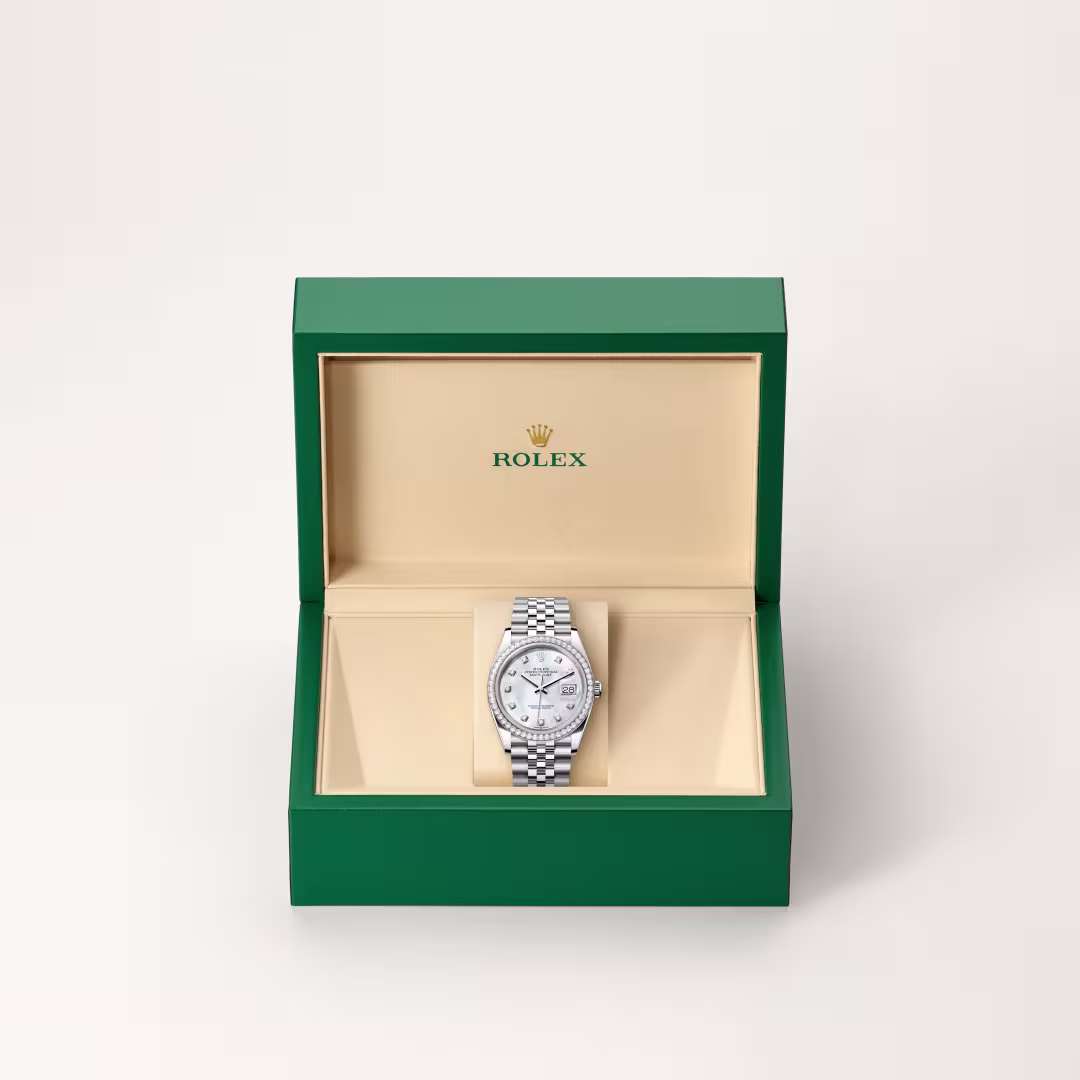 Rolex Datejust White Rolesor - combination of Oystersteel and white gold M126284RBR-0011 - Rolex Boutique Sentosa