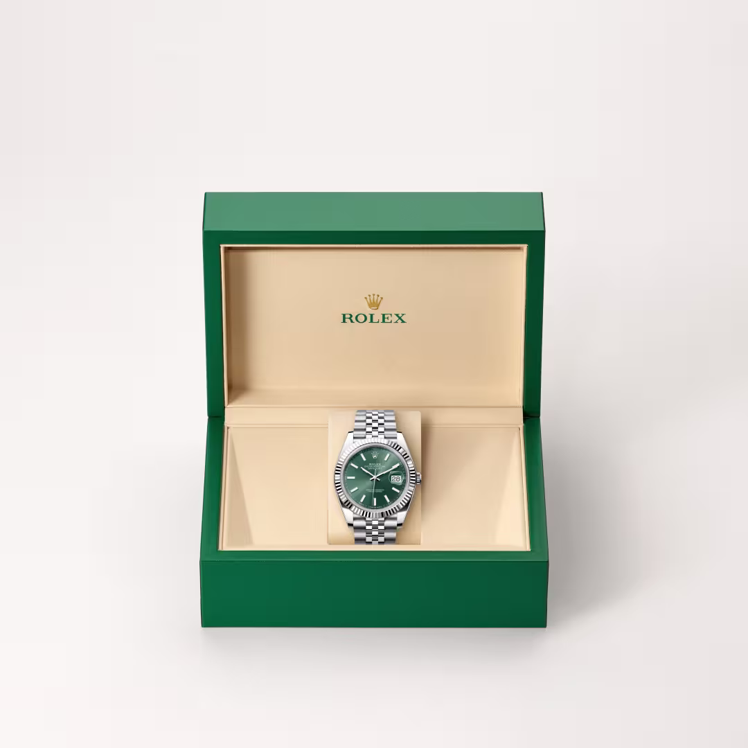 Rolex Datejust White Rolesor - combination of Oystersteel and white gold M126334-0028 - Rolex Boutique Sentosa