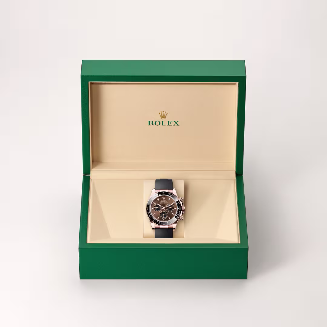 Rolex Cosmograph Daytona 18 ct Everose gold M126515LN-0010 - Rolex Boutique Sentosa