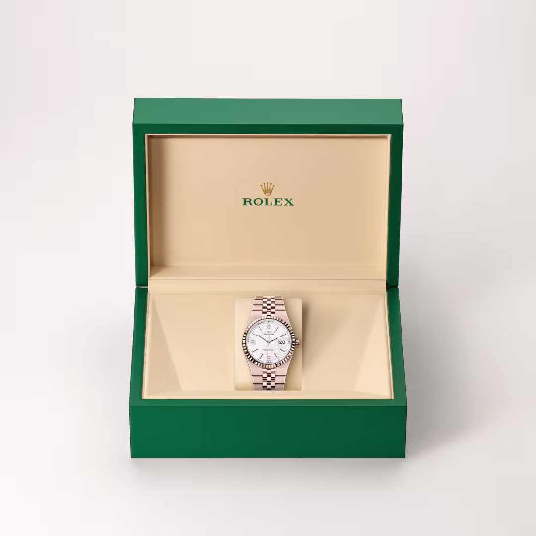 Rolex Land-Dweller 18 ct Everose gold M127235-0001 - Rolex Boutique Sentosa