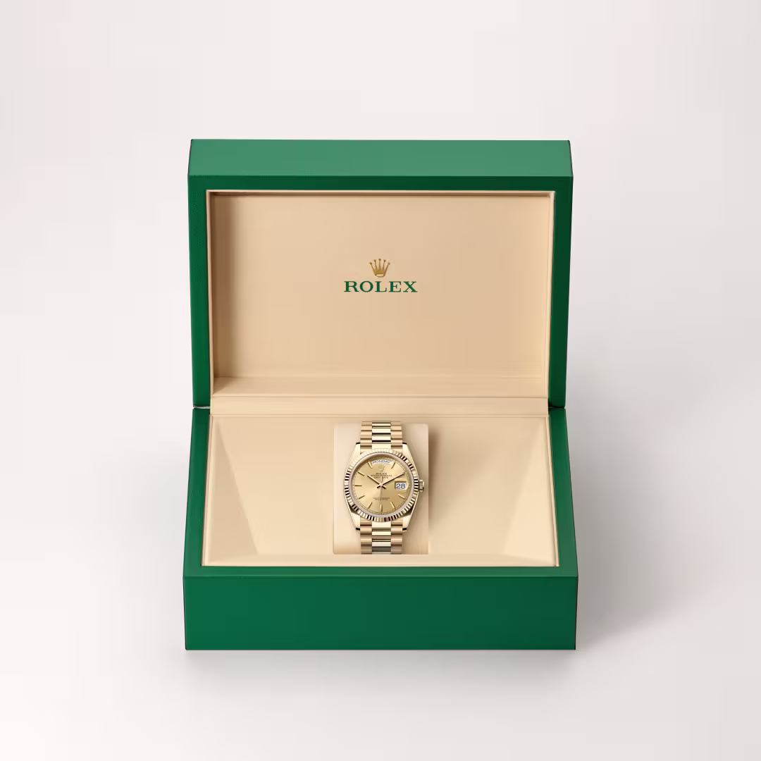 Rolex Day-Date 18 ct yellow gold M128238-0045 - Rolex Boutique Sentosa