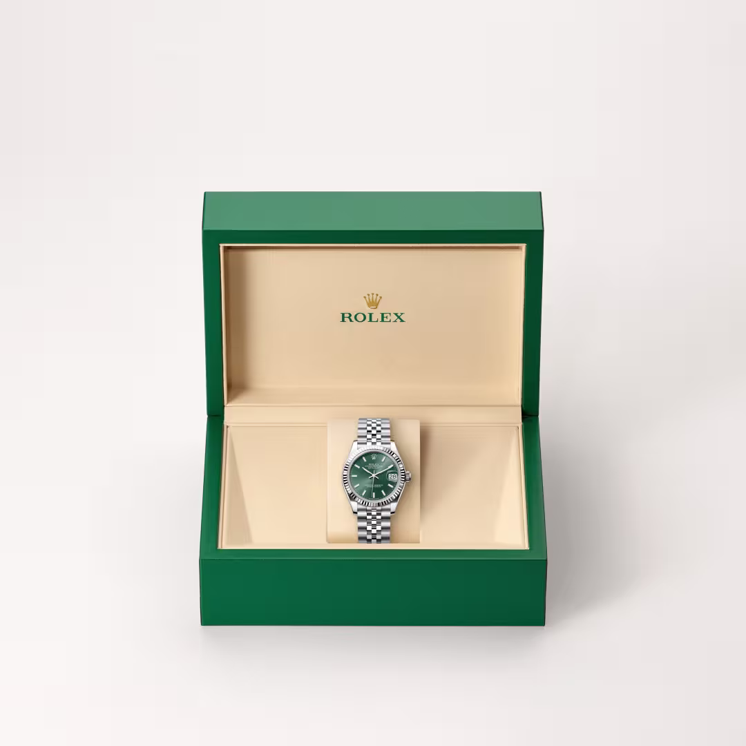 Rolex Datejust White Rolesor - combination of Oystersteel and white gold M278274-0018 - Rolex Boutique Sentosa