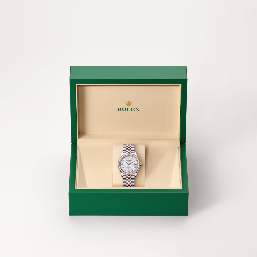 Rolex Datejust Everose Rolesor - combination of Oystersteel and Everose gold M278381RBR-0026 - Rolex Boutique Sentosa