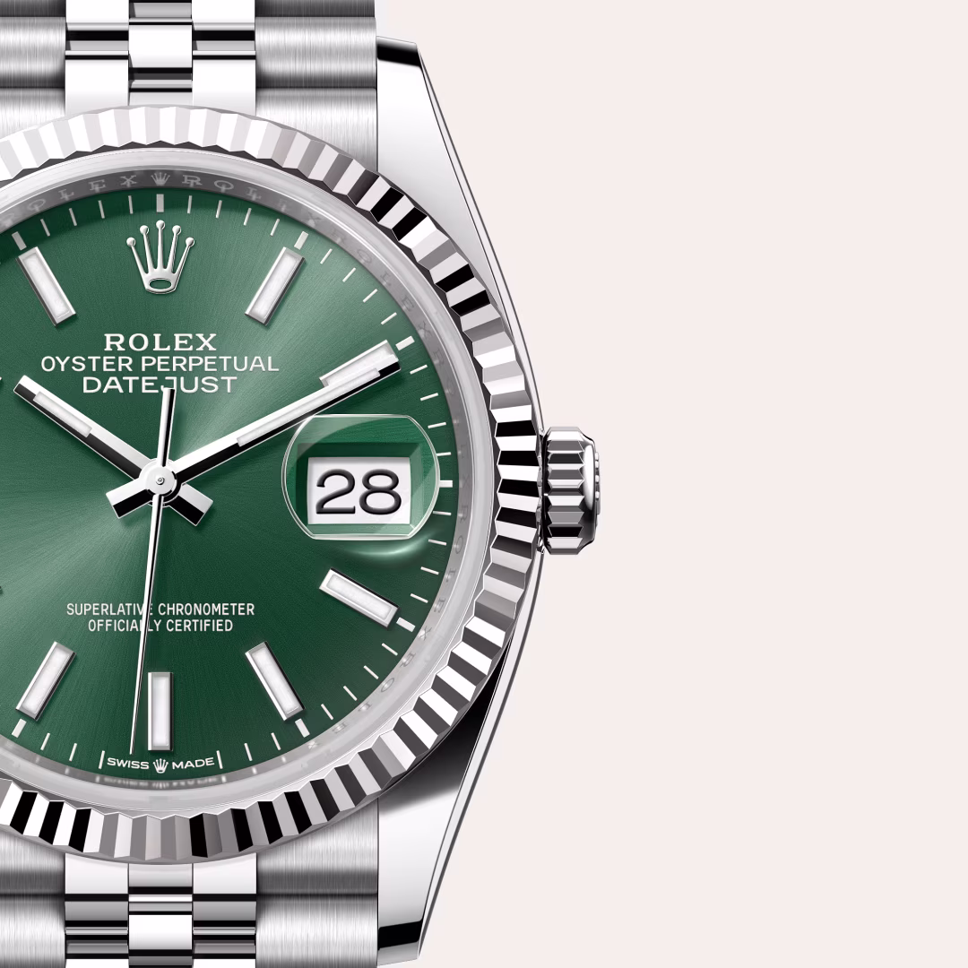 Rolex Datejust White Rolesor - combination of Oystersteel and white gold M126234-0051 - Rolex Boutique Sentosa
